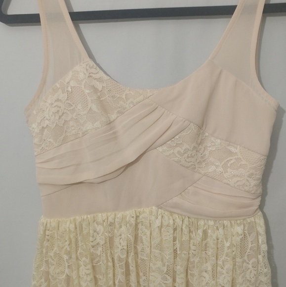 Cream Alythea Size Small Sleeveless Dress - Picture 3 of 6